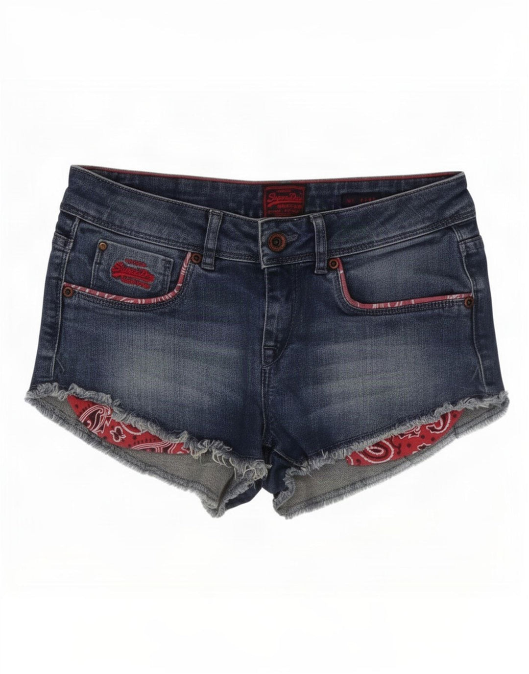 Женские джинсовые шорты Superdry Medium W28 Синие