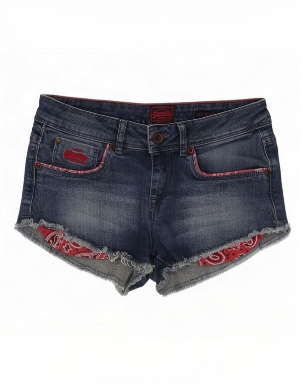 Женские джинсовые шорты Superdry Medium W28 Синие
