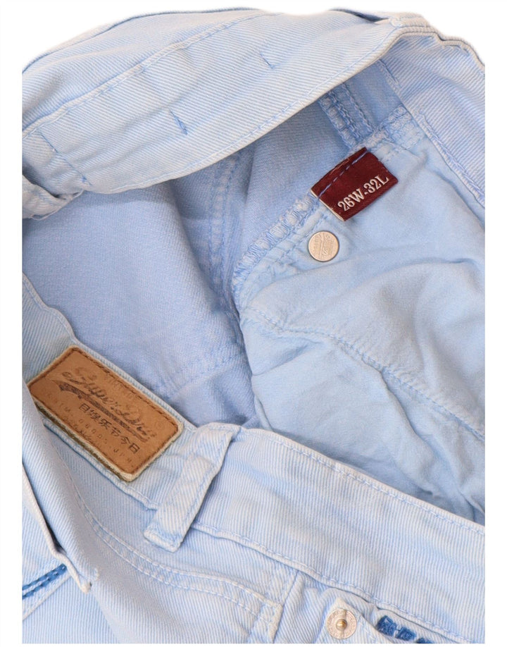 Женские джинсы суперскинни Superdry W26 L27 синие