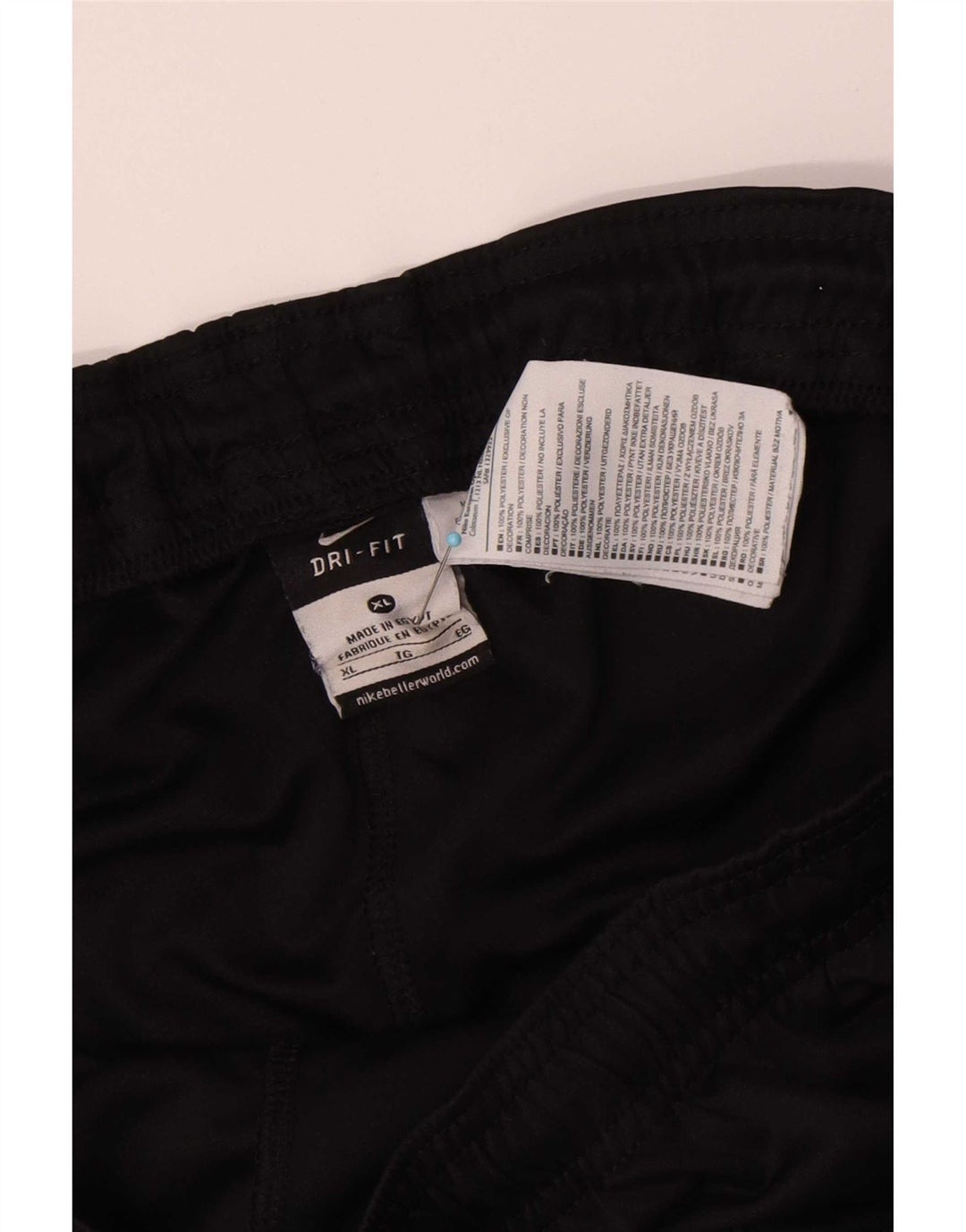 Женские спортивные шорты Nike Dri Fit XL, черный полиэстер