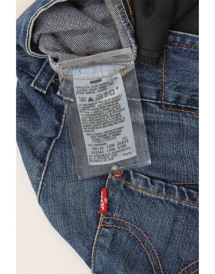 Женские узкие джинсы Levi's W26 L32, синие, хлопок