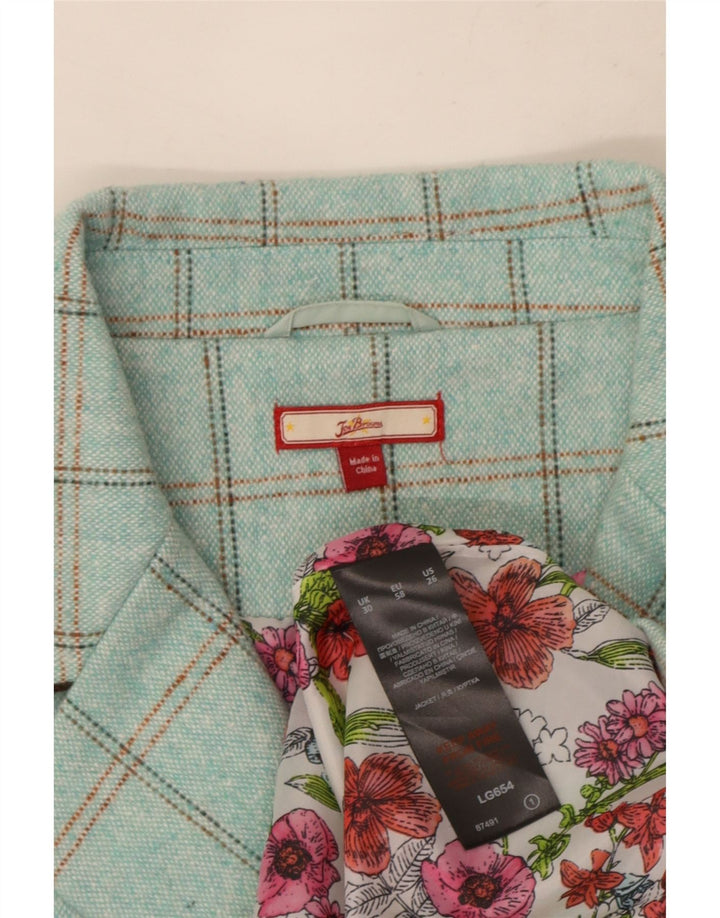 Женский пиджак Joe Browns с 3 пуговицами, Великобритания, 30, 7XL, бирюзовый в клетку