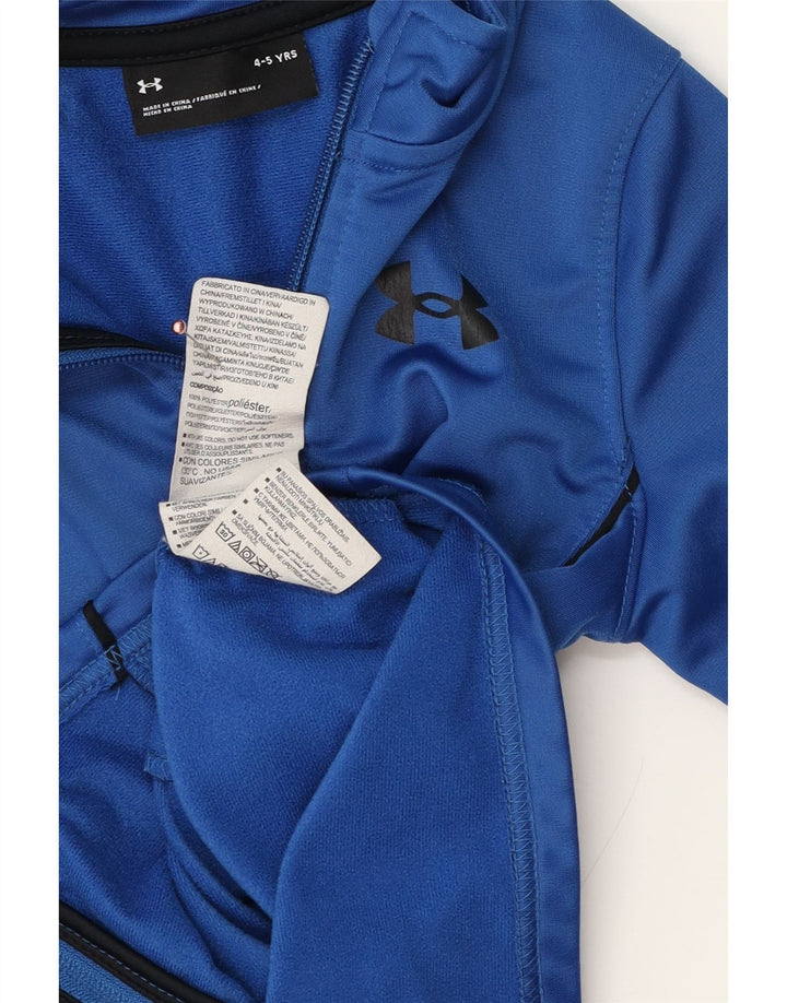 Спортивный костюм Under Armour для мальчиков, верхняя куртка, 4–5 лет, синий полиэстер