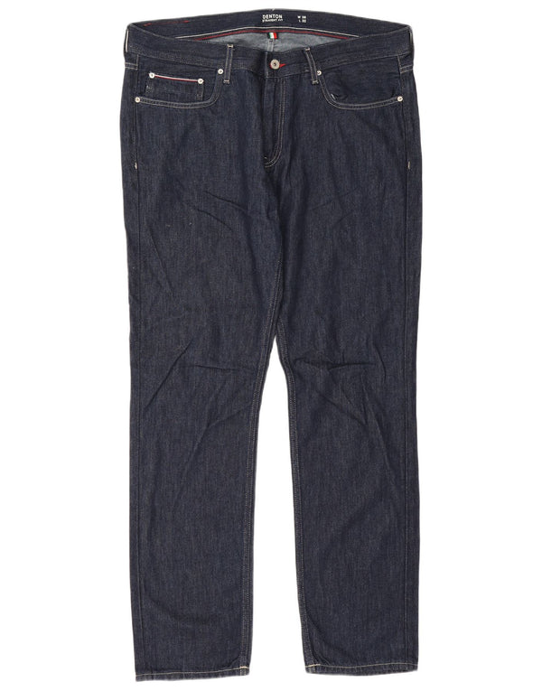 Мужские прямые джинсы Tommy Hilfiger Denton W38 L32 темно-синие, хлопок