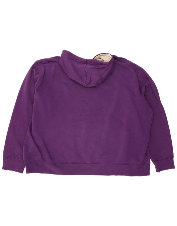Мужской джемпер с капюшоном Kickers 2XL фиолетовый