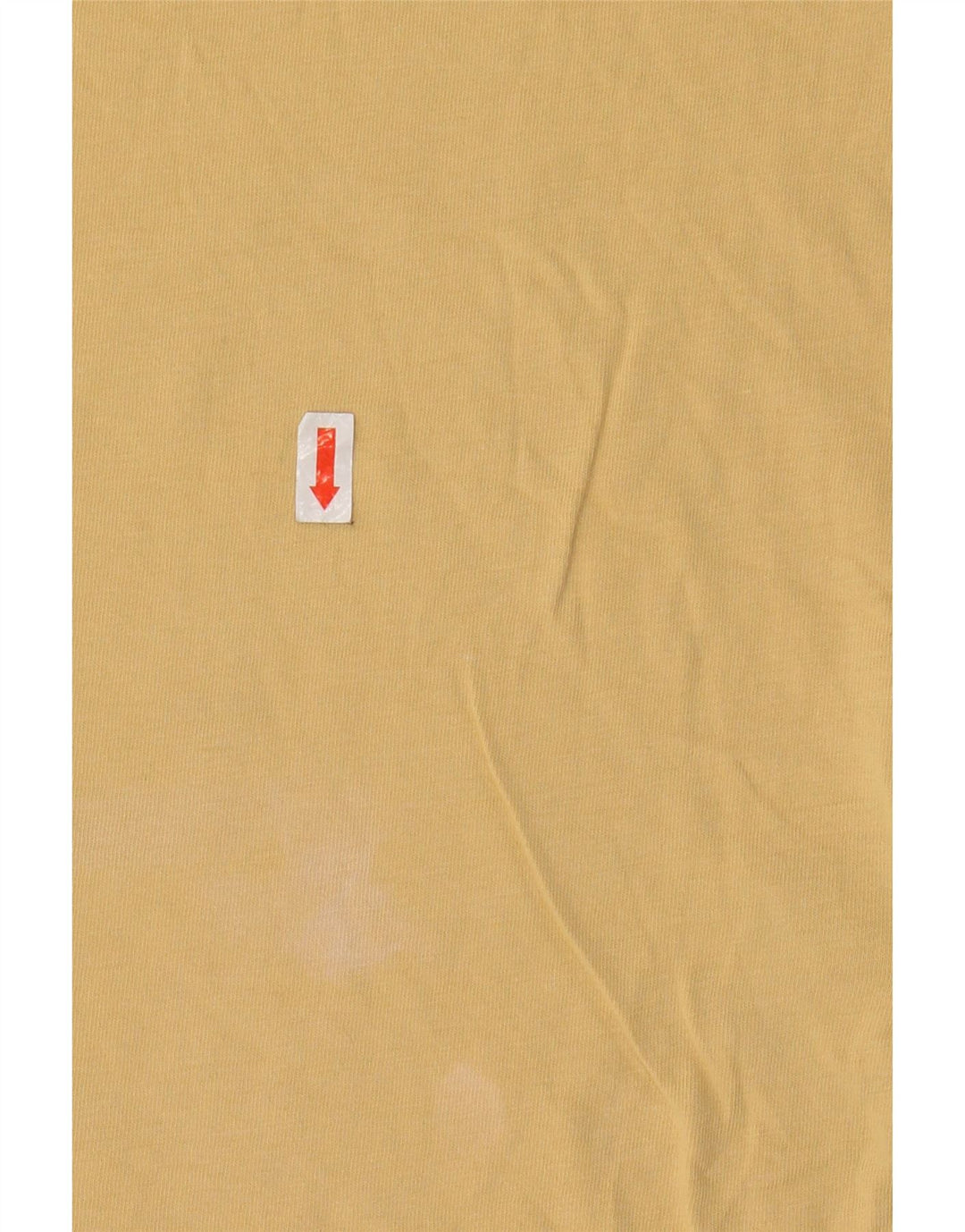 Мужская футболка классического кроя с рисунком VANS, хлопковый топ среднего желтого цвета