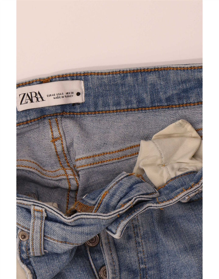 Женские прямые джинсы Zara EU 40 Medium W30 L26 Синие