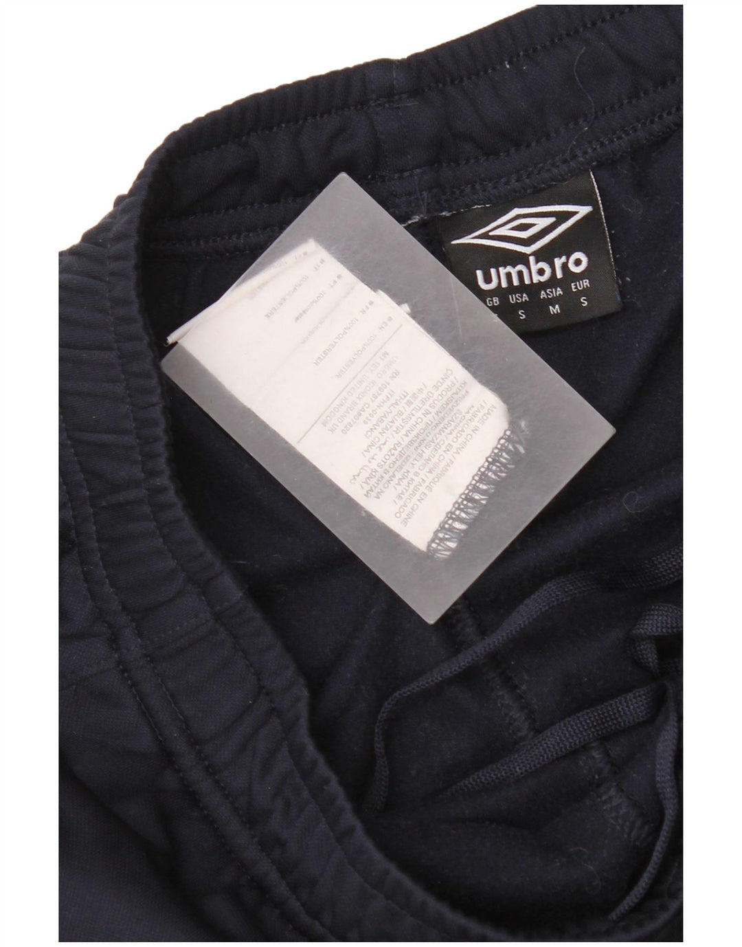 Umbro Мужские спортивные брюки с графическим принтом, брюки для бега, маленькие темно-синие, полиэстер