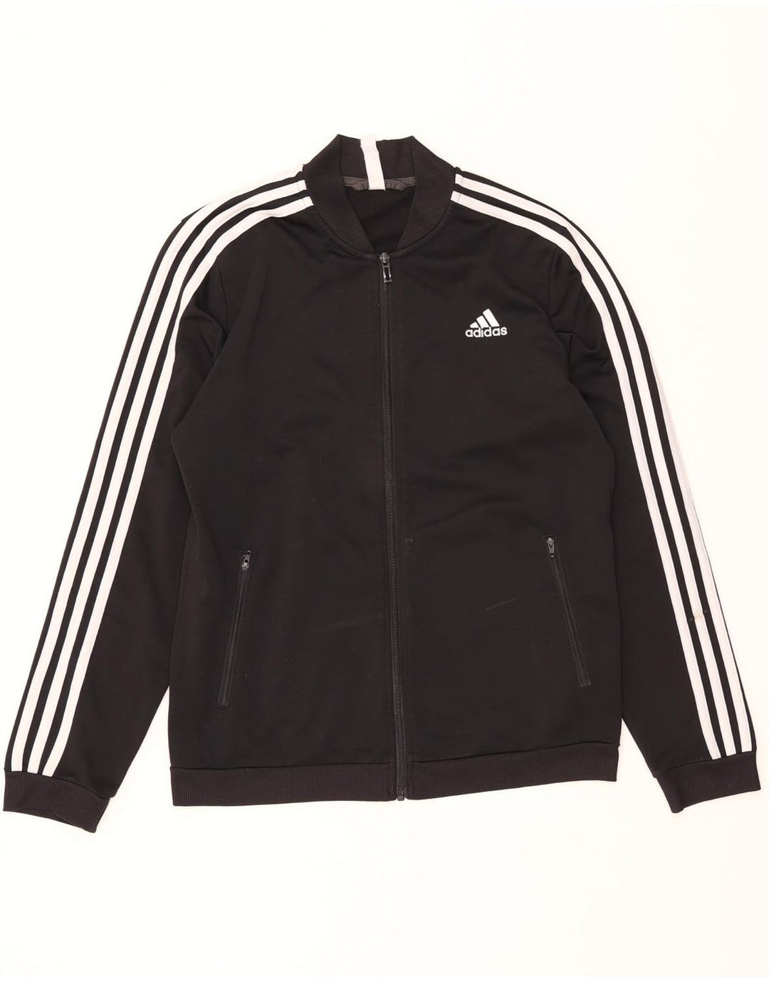 Женская спортивная куртка ADIDAS UK 12/14, средний черный полиэстер