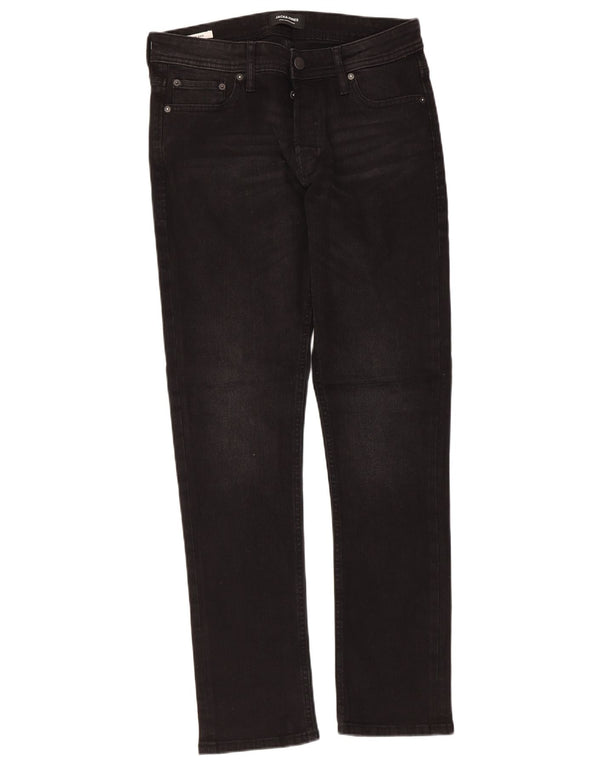 Мужские зауженные джинсы Jack & Jones GLENN W31 L32, черный хлопок