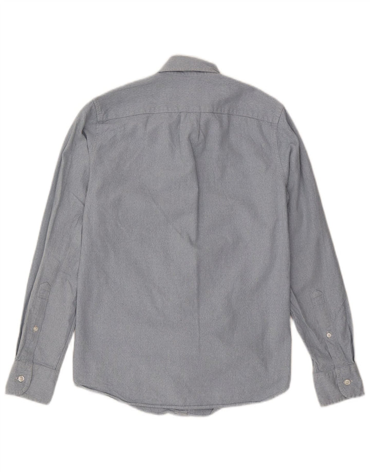 Мужская рубашка приталенного кроя J. CREW XS, синяя, хлопок