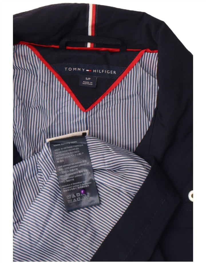 Женская куртка Tommy Hilfiger UK 10, маленький темно-синий полиэстер