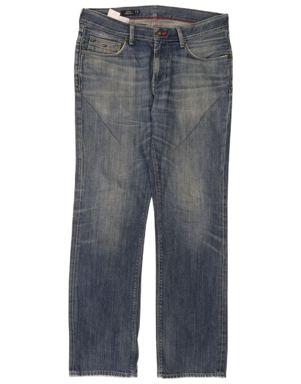 Мужские прямые джинсы Tommy Hilfiger Mercer Regular Fit W33 L32, синий хлопок