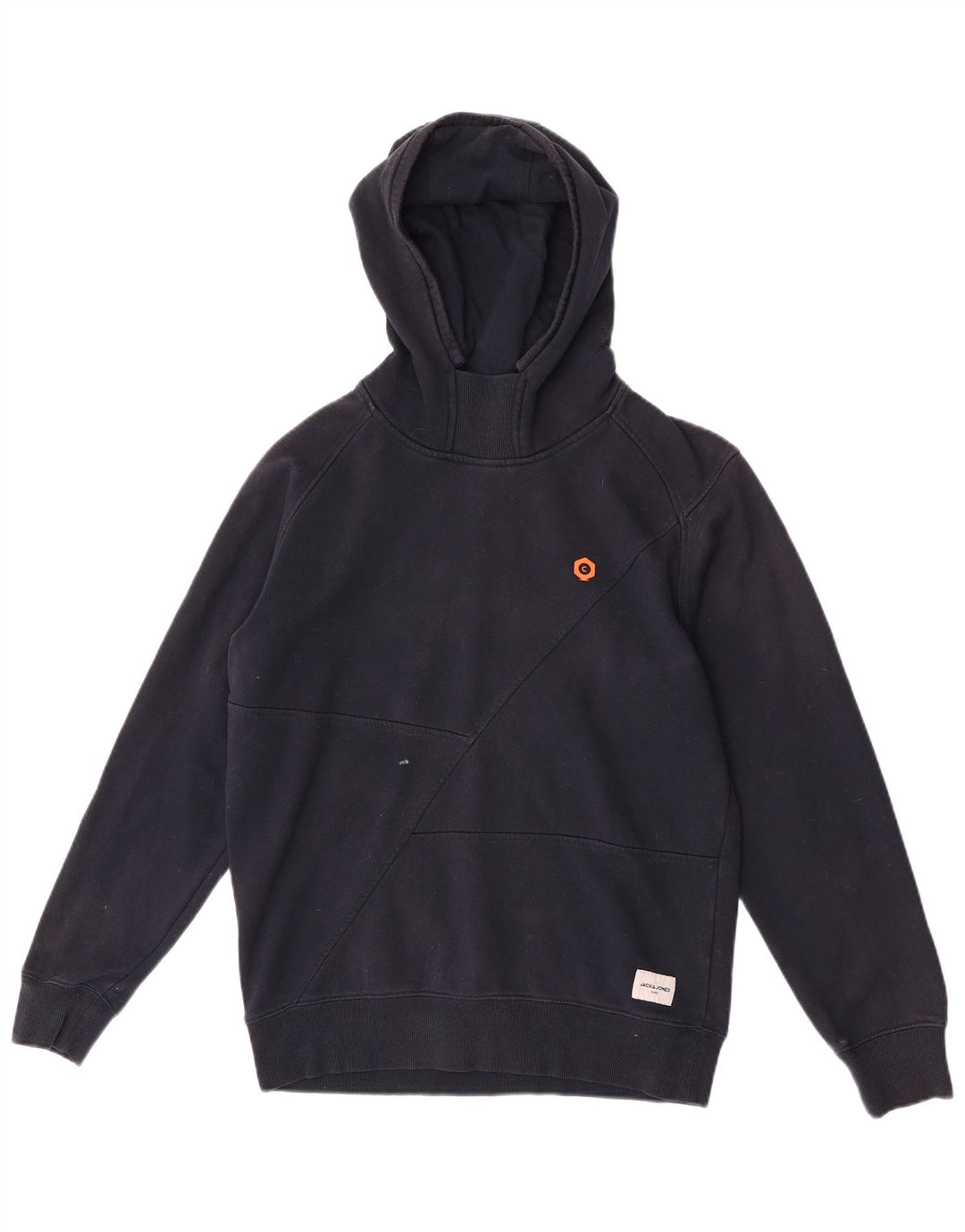 Мужской джемпер с капюшоном Jack & Jones, средний темно-синий, хлопок