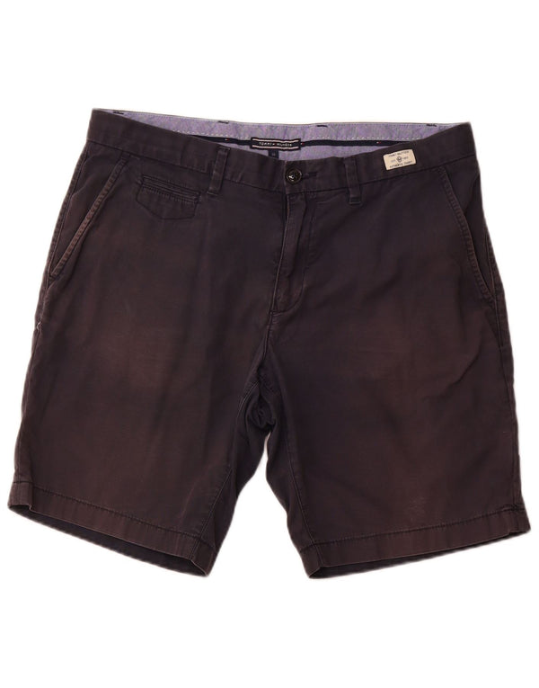 TOMMY HILFIGER Мужские шорты чинос W36, большие темно-синие, хлопок