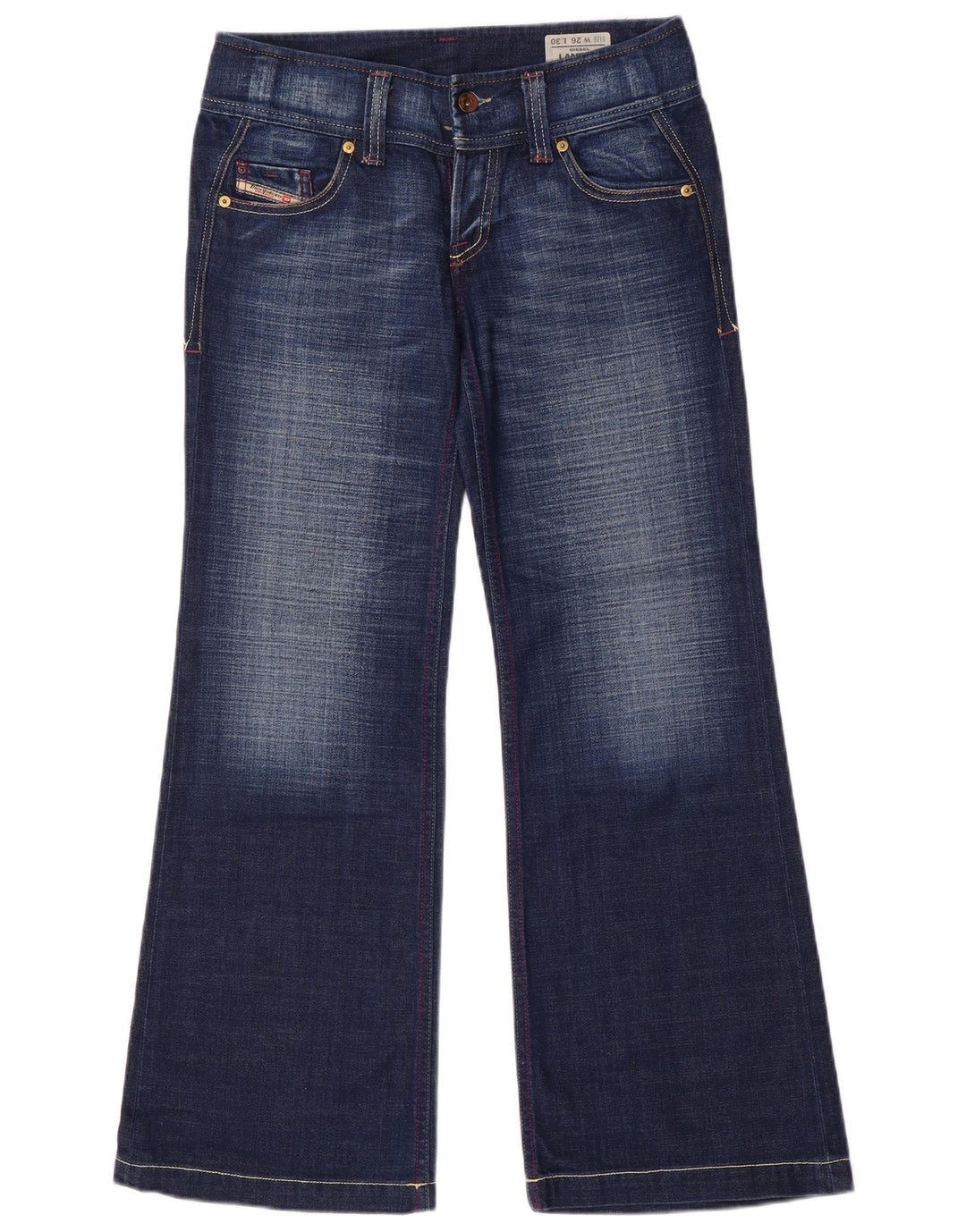 Женские джинсы DIESEL Bootcut W26 L29, синие, хлопок
