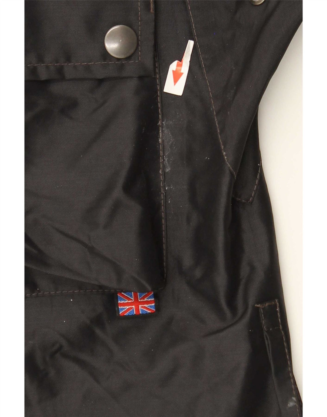 Мужская куртка-гонщик Belstaff UK 38, средний черный нейлон