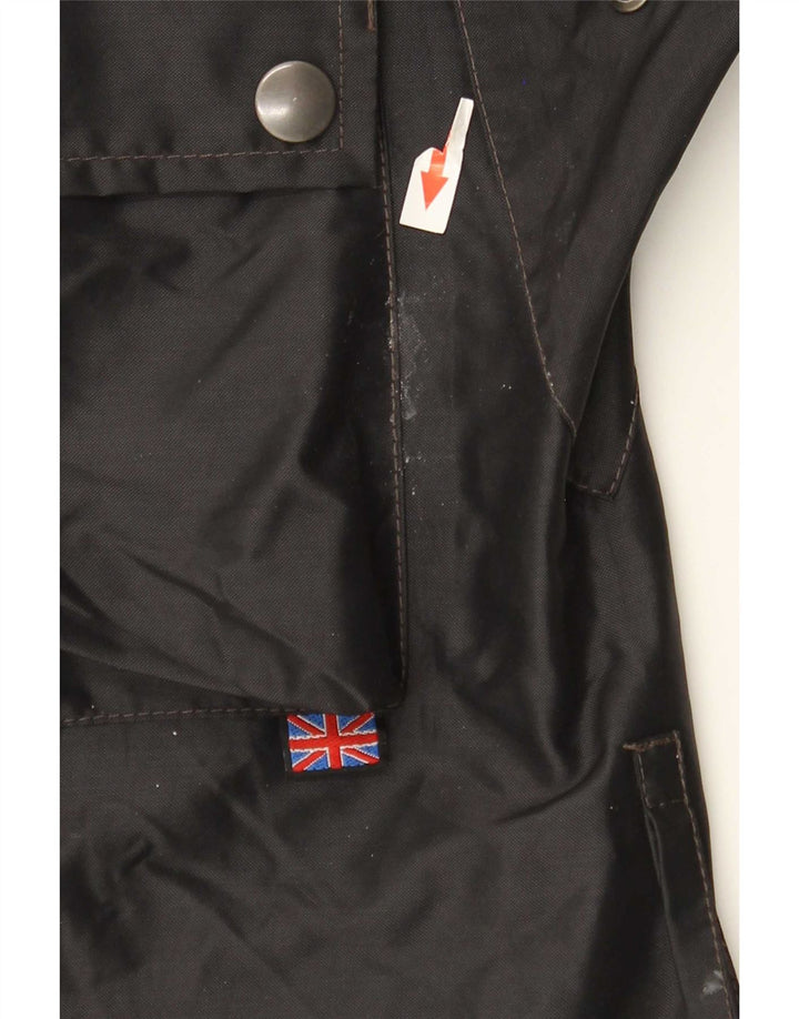 Мужская куртка-гонщик Belstaff UK 38, средний черный нейлон