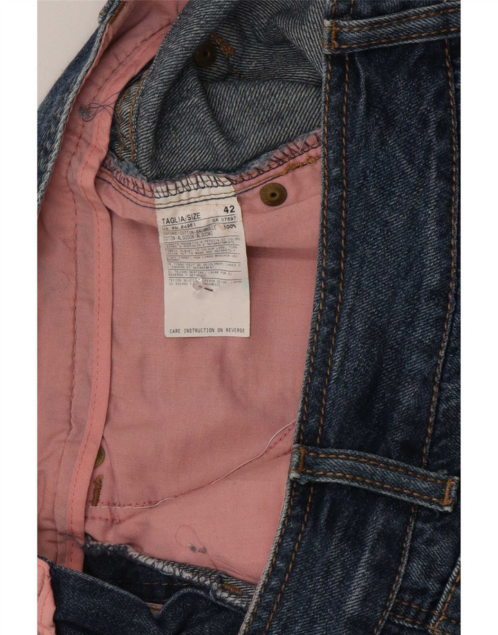 Женские джинсовые шорты Benetton IT 42 Medium W30 Синие, хлопок