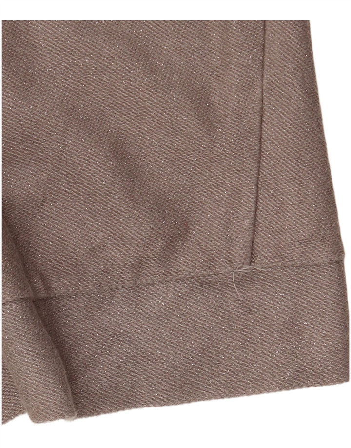 Женский свободный джемпер с вырезом «лодочка» ZARA UK 10, маленький серый цвет