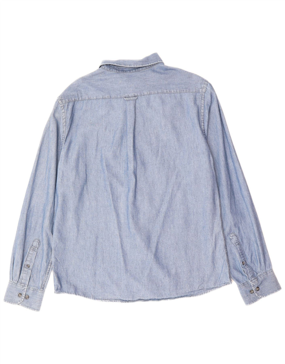 IZOD Мужская джинсовая рубашка с соленой водой, большой синий хлопок