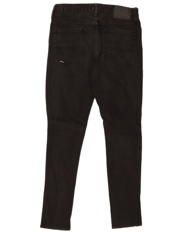 Мужские джинсы скинни Superdry W32 L32, черный хлопок