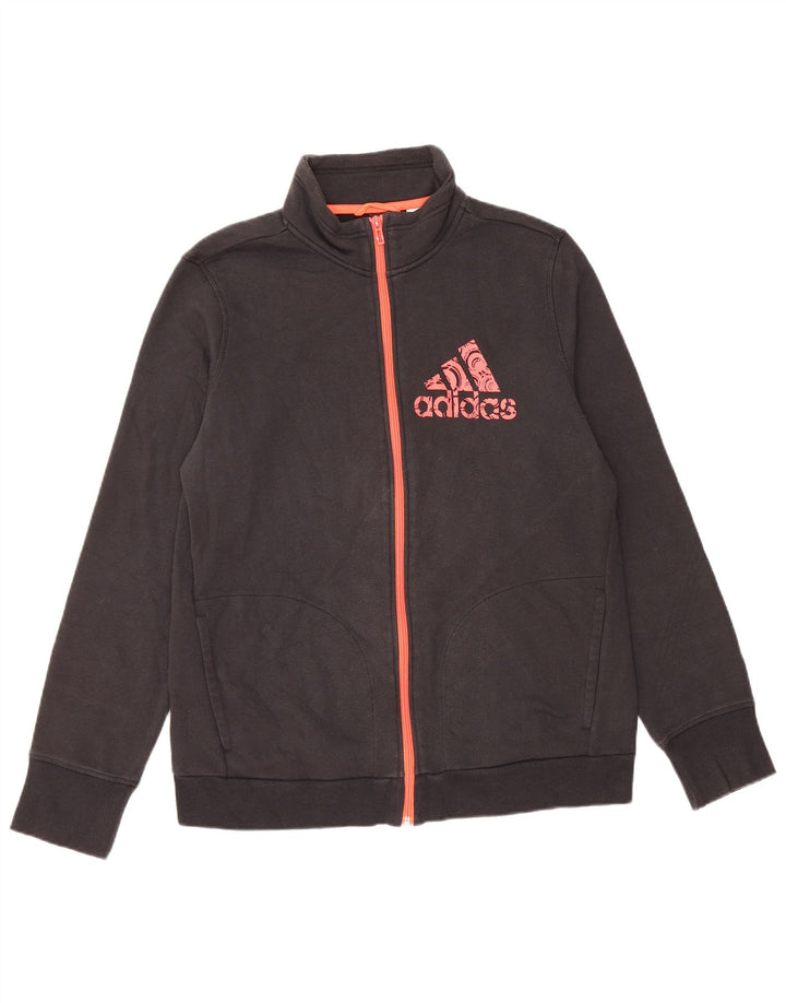 Женский спортивный костюм ADIDAS с графическим рисунком UK 16, большой серый