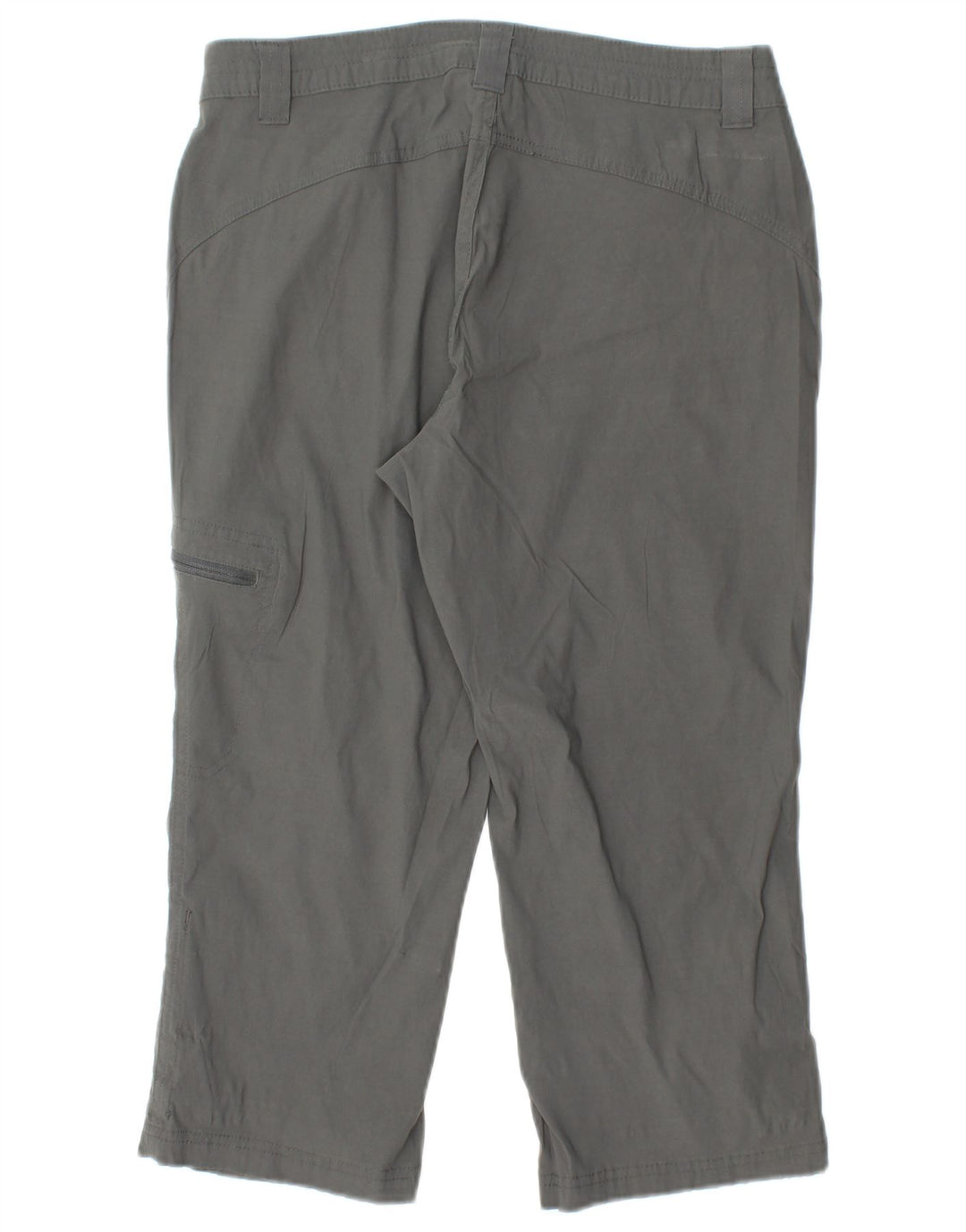 Женские прямые капри EDDIE BAUER US 6, средние W28 L20, серый нейлон