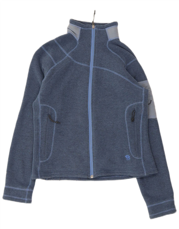 MOUNTAIN HARDWEAR Женский спортивный костюм Polartec Верхняя куртка UK 14 Средний синий