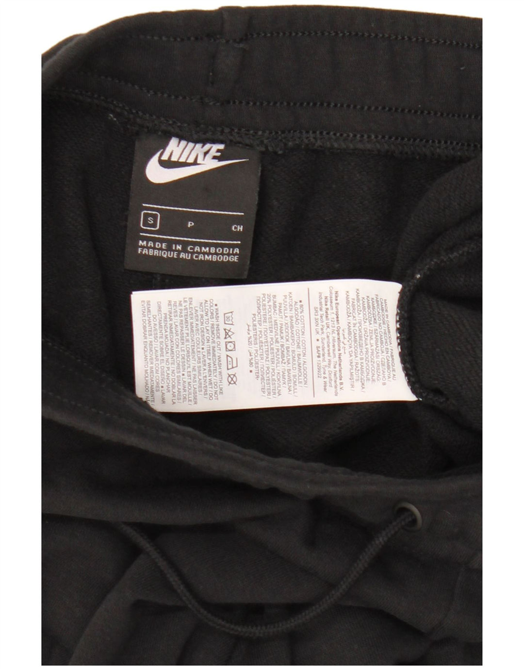 Женские спортивные брюки NIKE Joggers UK 10, маленькие черные хлопковые брюки
