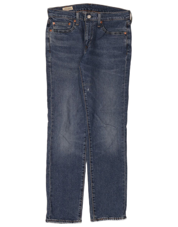 Мужские узкие джинсы Levi's W29 L30 синие, хлопок