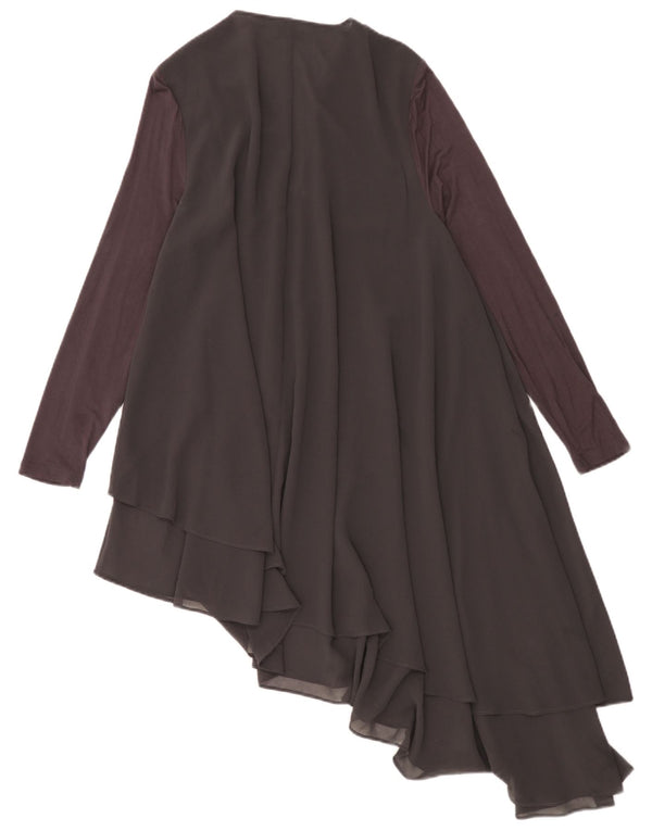 Женское асимметричное платье MINT VELVET UK 16, большой серый цвет с цветными блоками