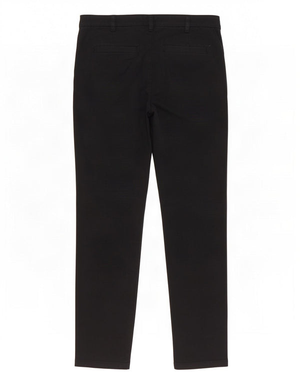 Женские прямые брюки чинос Benetton UK 6 XS W28 L28, черный хлопок