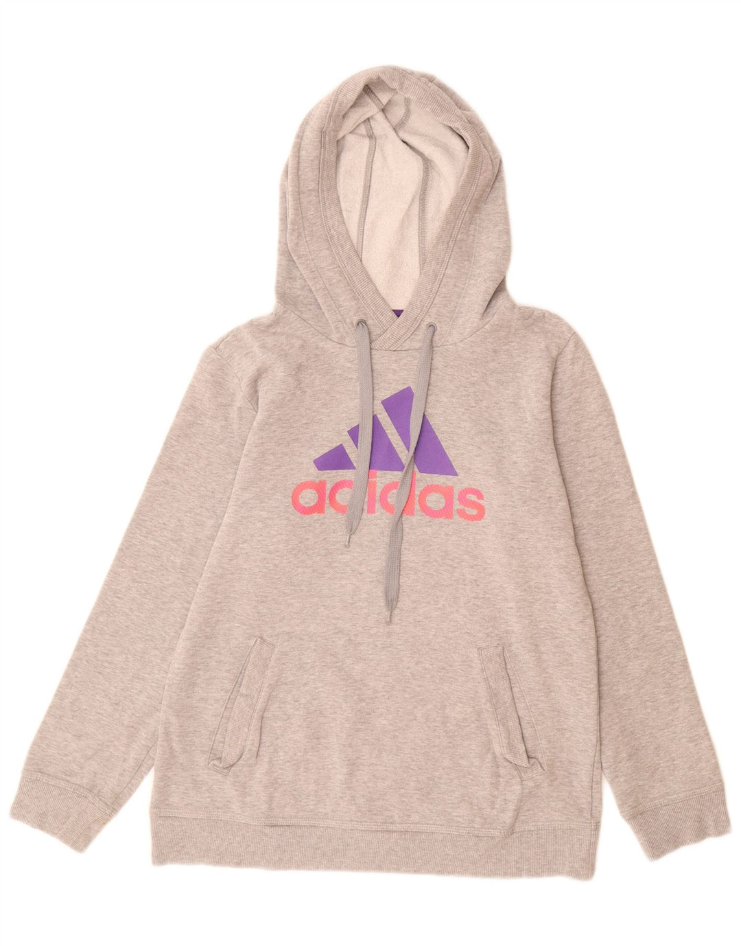 Женский джемпер с капюшоном Adidas Graphic UK 12, средний серый