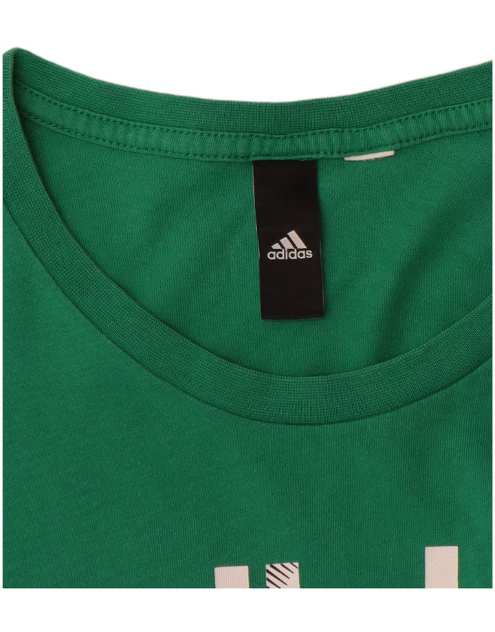 Мужская футболка с рисунком Adidas Top Medium Green