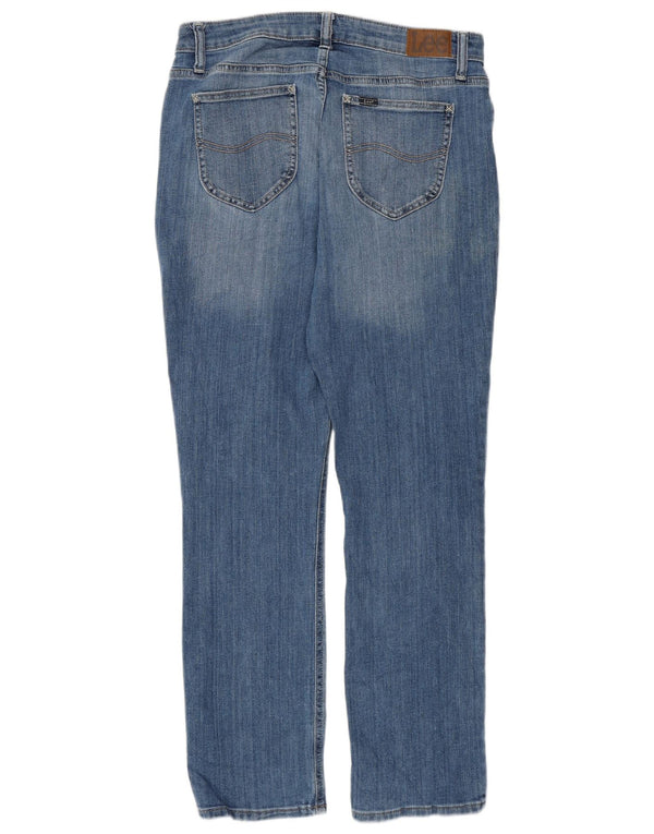 Женские прямые джинсы LEE со средней посадкой, размер США 10, большие W32 L29, синие