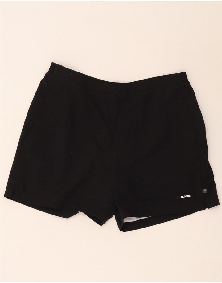 Женские спортивные шорты Adidas UK 18 XL, черный полиэстер