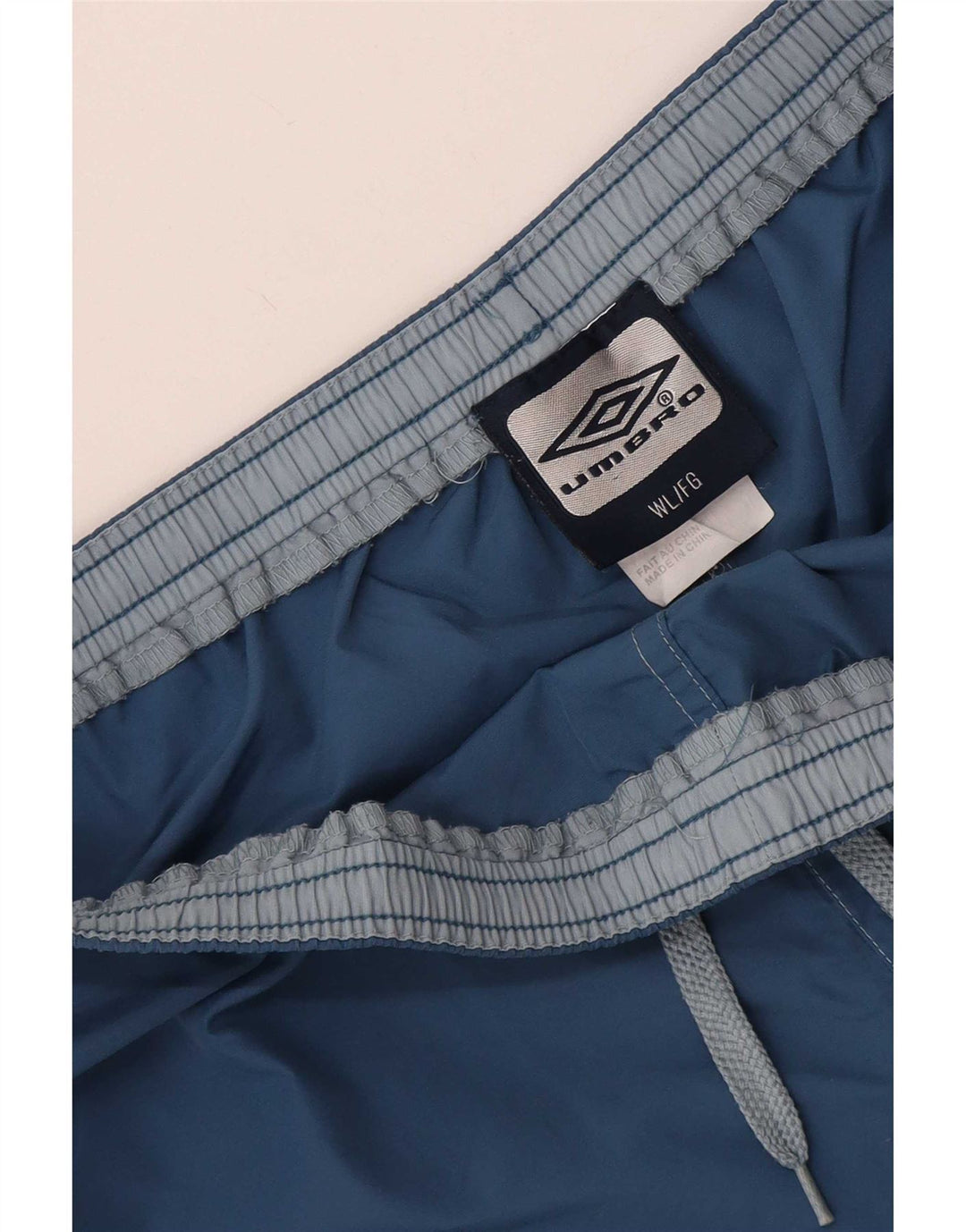 Мужские спортивные шорты Umbro, большие синие нейлоновые