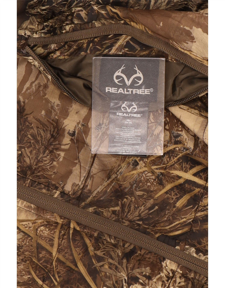 Мужской двусторонний жилет REALTREE IT 54/56 3XL, коричневый камуфляжный полиэстер