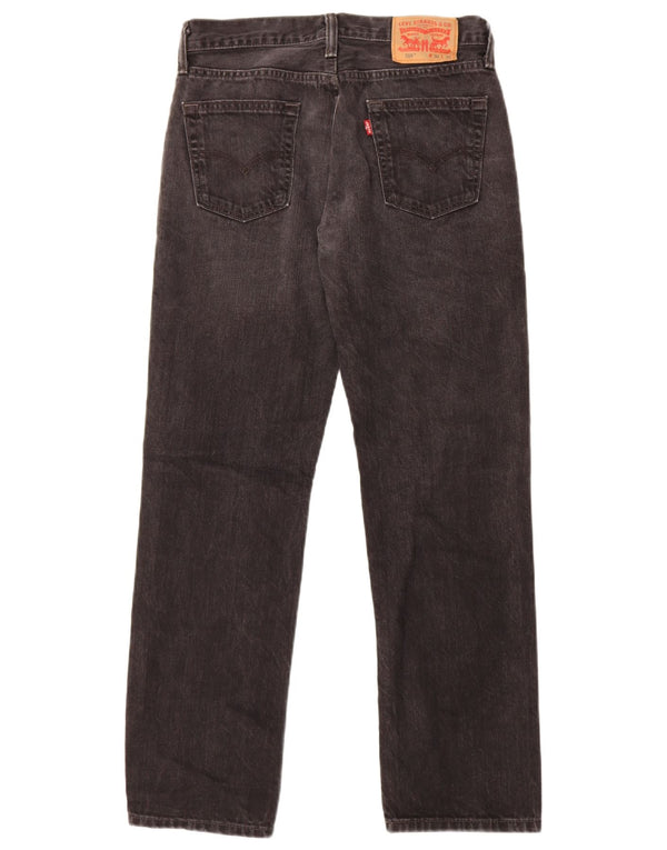 Женские прямые джинсы Levi's 514 W30 L32, черный хлопок