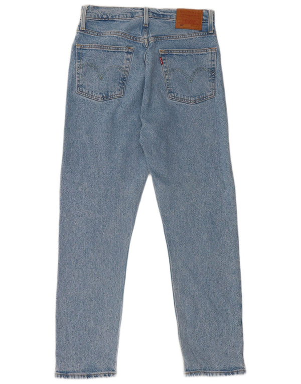 Женские джинсы Levi's 501 с высокой талией 28 W28 L26 Синий хлопок