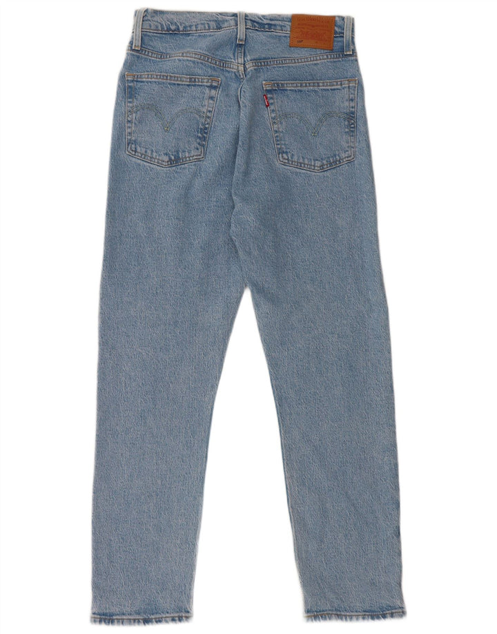 Женские джинсы Levi's 501 с высокой талией 28 W28 L26 Синий хлопок