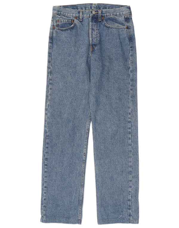 Мужские прямые джинсы LEVI'S 501 W32 L32 синие, хлопок