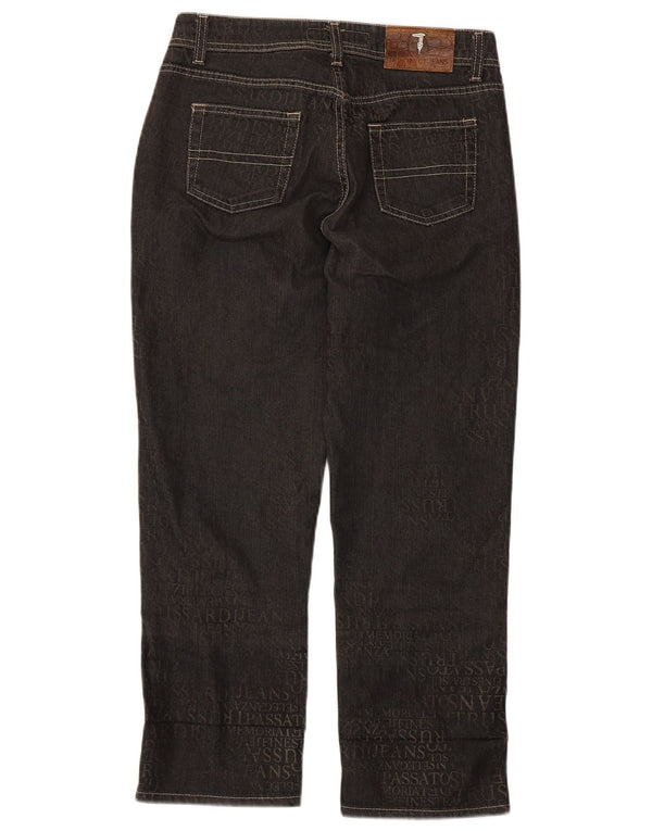Женские капри Trussardi W29 L24 темно-синие, хлопок