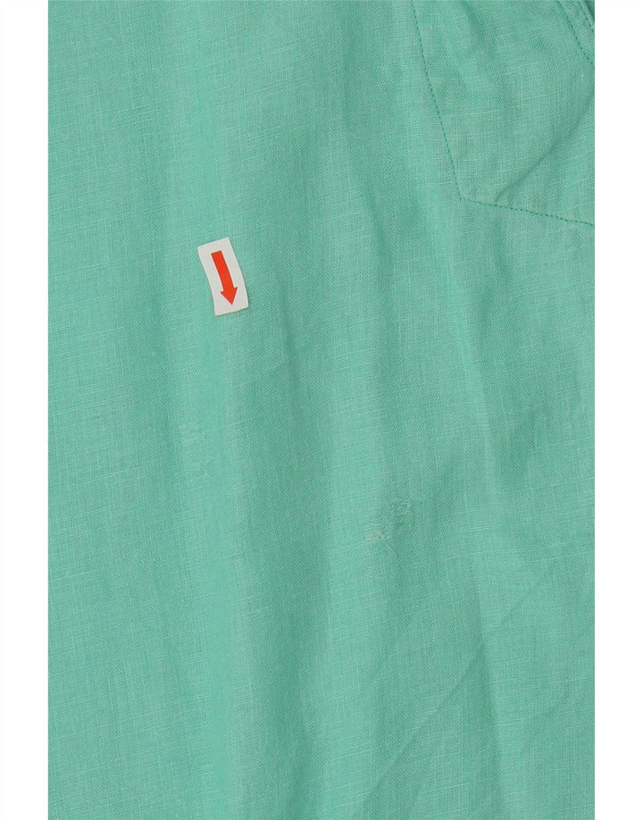 CERRUTI 1881 Womens Oversized Pullover Shirt UK 10 Small Turquoise