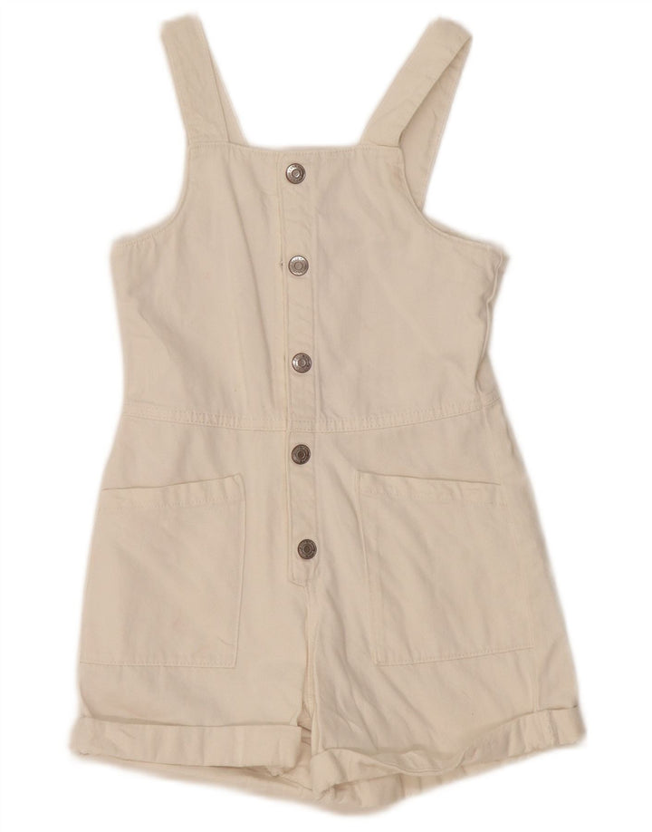 Джинсовый комбинезон Zara для девочек 8-9 лет, белый хлопок