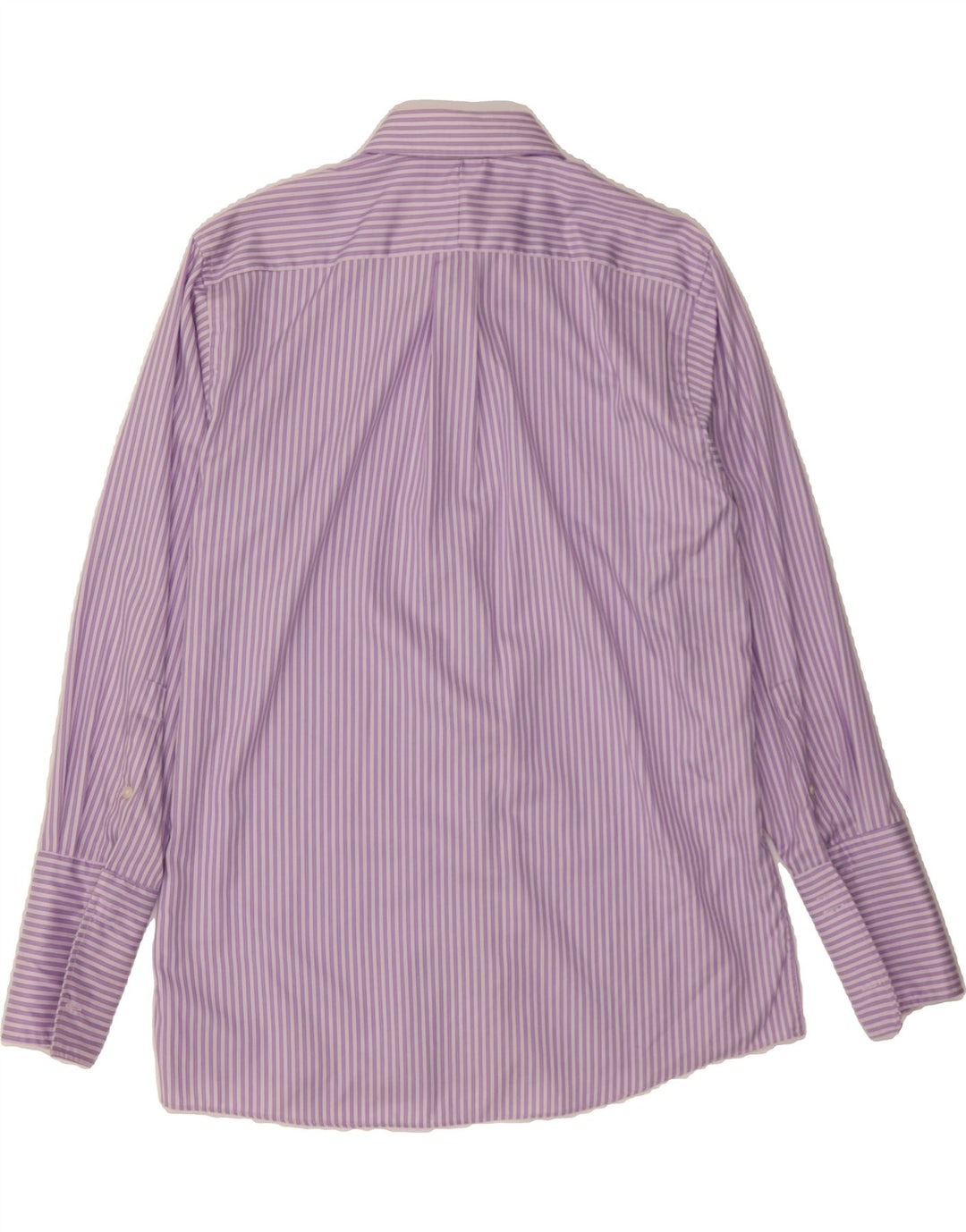 MICHAEL KORS Mens Shirt Size 16 Large Purple Striped Vintage Michael Kors and Second-Hand Michael Kors from Messina Hembry 