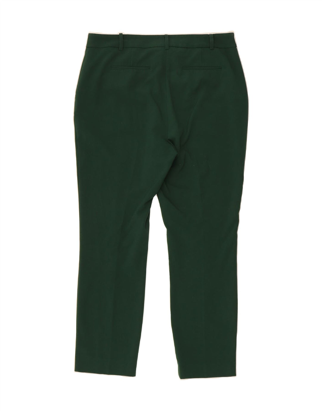 WAREHOUSE Womens Slim Chino Trousers UK 14 Medium W34 L27 Green Polyester Vintage Warehouse and Second-Hand Warehouse from Messina Hembry 