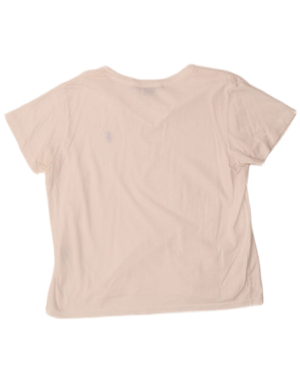 Женская футболка Ralph Lauren Top UK 18 XL Белый хлопок