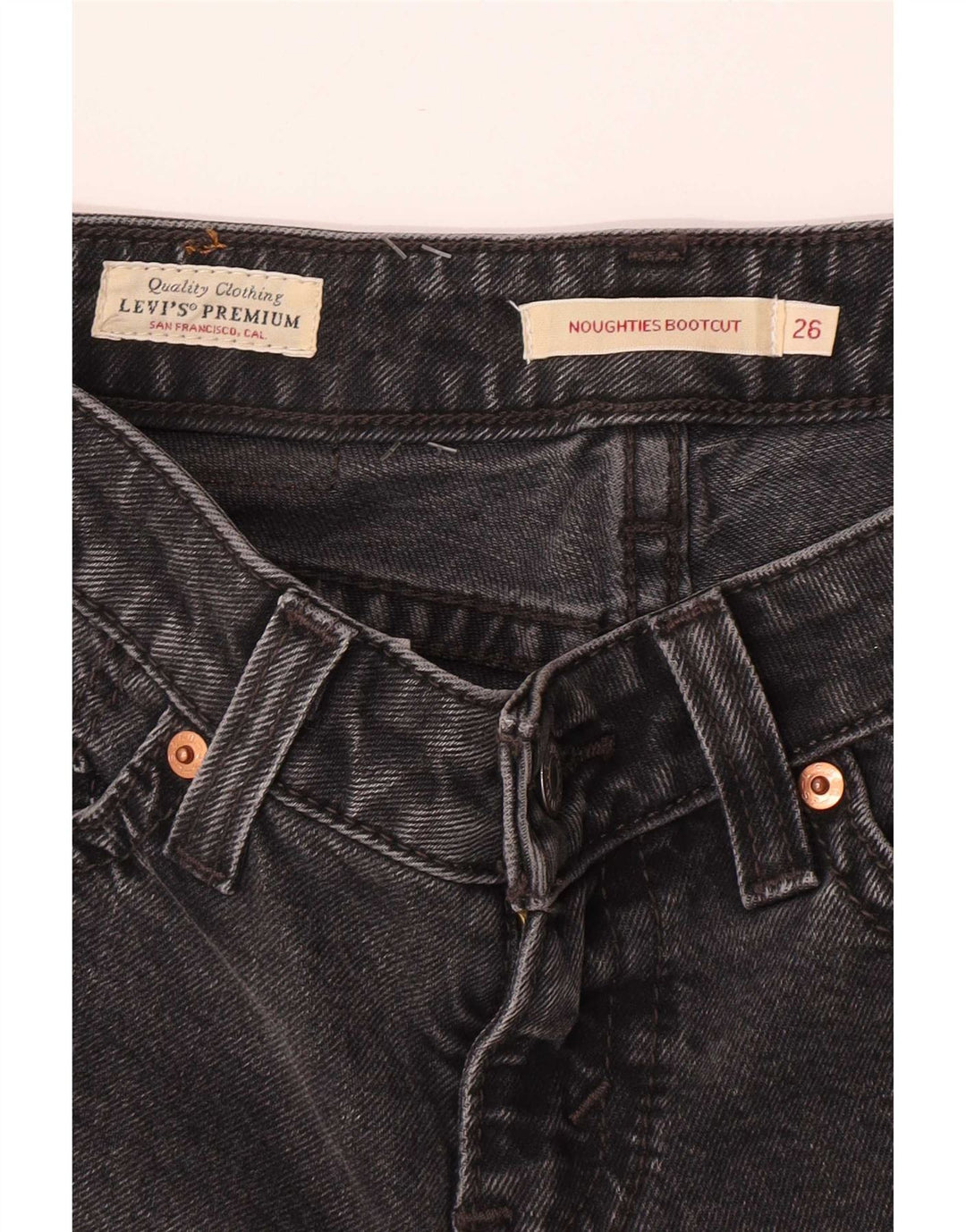 Женские джинсы Levi's Bootcut W26 L29 Серые